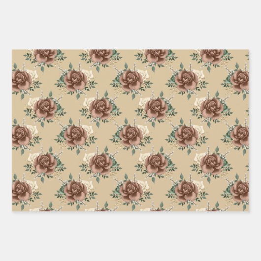 Rustikale Wrapper für Cotgore Geschenkpapier Set (Vorderseite 2)