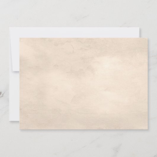 Rustikale Wüstenkaktus Tan Brautparty Einladung (Rückseite)