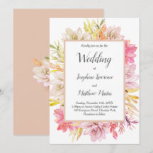 Rustikale Wüstensukkulente Hochzeitseinladungen