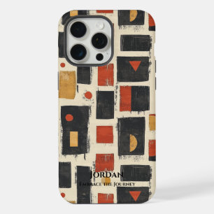 Rustikale zambische Batik – Moderne Stammeskunst iPhone 15 Pro Max Hülle