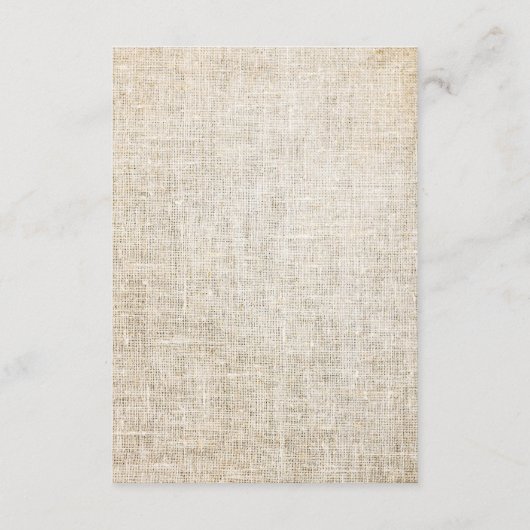 Rustikale, zarte Acrylblutbilderverkleidung Begleitkarte (Rückseite)