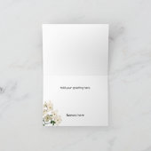 Rustikale Zaun Hochzeit Danke (Innenseite)