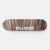 Rustikale Zedernrinde, Naturbaum im Freien Skateboard (Horizontal)
