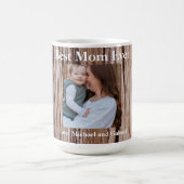 Rustikale Zedernrinde, natürliche Baumstruktur im Kaffeetasse (Mittel)