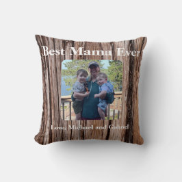 Rustikale Zedernrinde, natürliche Baumstruktur im  Kissen