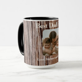 Rustikale Zedernrinde, natürliche Baumstruktur im  Tasse