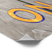 Rustikale Zeit, Champagner-Poster zu trinken Poster (Ecke)