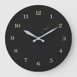 Rustikale, zeitgenössische Rundwand-Uhr Große Wanduhr