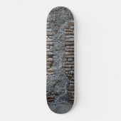 Rustikale Ziegelsteinmauer Napoli 1 Skateboard (Vorderseite)