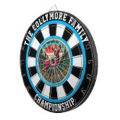 Rustikale Zielkunst Dartscheibe (Vorderseite rechts)