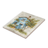 Rustikale Zitrone  Shabby Chic Cottage Keramik Fliese (Seite)