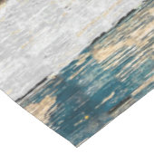 Rustikale Zitronen (blau) Tischdecke (Schrägansicht)