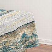 Rustikale Zitronen (blau) Tischdecke (Beispiel)