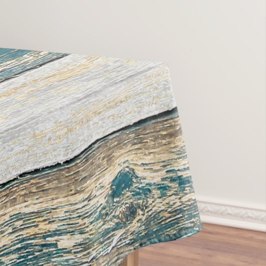 Rustikale Zitronen (blau) Tischdecke (Beispiel)