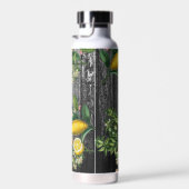 Rustikale Zitrusgartenmonogramm Trinkflasche (Rechts)