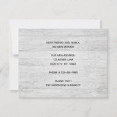 Rustikale Zuhause ist der Ort, an dem sich der Hun Ankündigung (Rückseite)