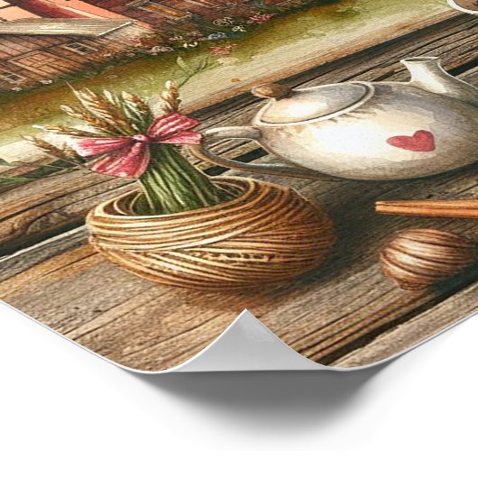 Rustikale Zuhause Sweet Zuhause 3 Poster (Ecke)