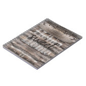 rustikale ZUHAUSE SWEET ZUHAUSE | Notizblock (Linke Seite)