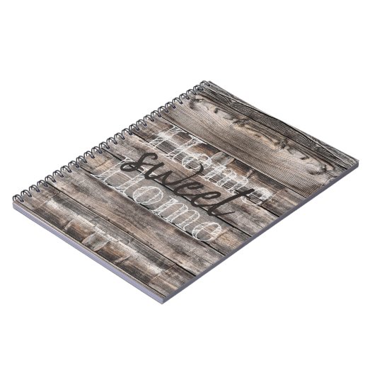 rustikale ZUHAUSE SWEET ZUHAUSE | Notizblock (Linke Seite)