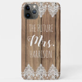 Rustikale Zukunft Frau Verlobung Barn Wood and Lac Case-Mate iPhone Hülle (Rückseite)