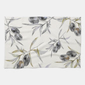 Rustikale Zweigstelle des Toskanischen Olive Geschirrtuch (Horizontal)