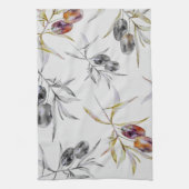 Rustikale Zweigstelle des Toskanischen Olive Geschirrtuch (Vertikal)