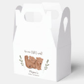 Rustikale Zwillingsbären, die wir frühzeitig abwar Geschenkschachtel (Geöffnet)