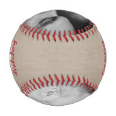 Rustikaler 1. Vatertag 2 Foto Baseball (Rückseite)