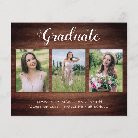 Rustikaler 3 Foto Landkreis Holz Budget Abschluss (Vorderseite)