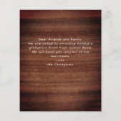 Rustikaler 6 Foto Collage Wood Budget Abschluss (Rückseite)