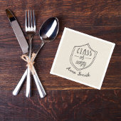 Rustikaler Abschluss 4,7" Serviette