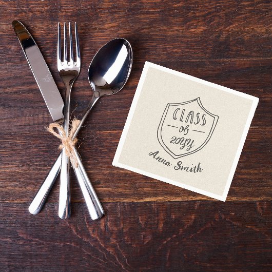 Rustikaler Abschluss 4,7" Serviette