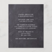 Rustikaler Abschluss 6 Foto Einladung (Rückseite)