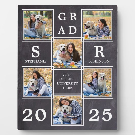 Rustikaler Abschluss Einzigartiges Fotomaterial Fotoplatte (Vorderseite)