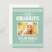 Rustikaler Abschluss GRILLEN Einladung | Editierba (Vorne/Hinten)