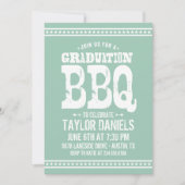 Rustikaler Abschluss GRILLEN Einladung | Editierba (Vorderseite)