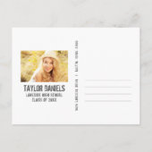 Rustikaler Abschluss GRILLEN Einladung | Editierba (Rückseite)