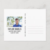 Rustikaler Abschluss GRILLEN Einladung | Editierba (Rückseite)