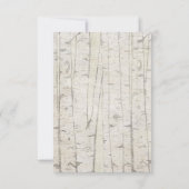 Rustikaler Acorns Oak Birch Erntedank Save the Dat Save The Date (Rückseite)