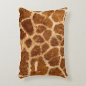 rustikaler afrikanischer Modesafari-Tier-Giraffenp Zierkissen (Vorderseite(Vertikal))