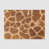 rustikaler afrikanischer Modesafari-Tiergiraffe Seidenpapier (Vorderseite)