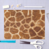 rustikaler afrikanischer Modesafari-Tiergiraffe Seidenpapier (Handwerk)