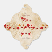 Rustikaler Ahorn Blätter Hochzeit im Herbst Gefäll Geschenkschachtel (Ungefaltet)