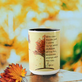 Rustikaler Ahornbaum Tasse