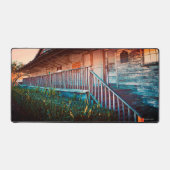 Rustikaler alter Landsitz, Vintag traditionell Schreibtischunterlage (Vorderseite)