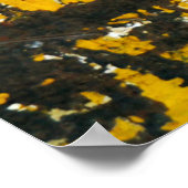 Rustikaler alter Stahl, texturierter Hintergrund. Poster (Ecke)