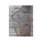 Rustikaler alter Stall Notizblock (Rotiert)