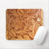 rustikaler, altes Westkuppelleder Western Mousepad (Mit Mouse)