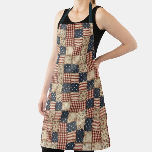 Rustikaler Americana-Patchwork-Stil Schürze (InSitu)