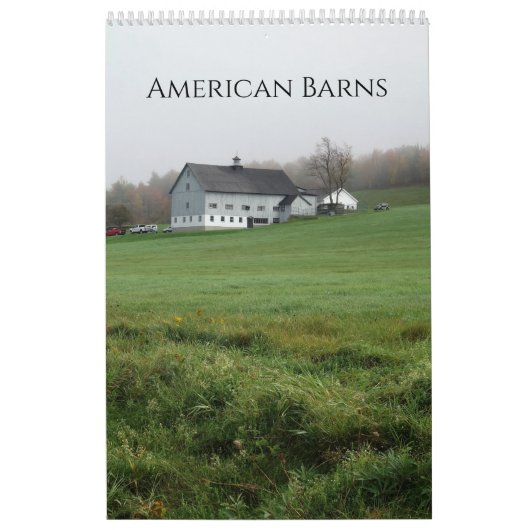 Rustikaler amerikanischer Barnenkalender Kalender (Titelbild)